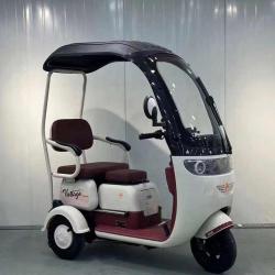 L-X3-2P:Electric Leisure Tricycle With Canopy For Three Passengers Electric Scooter With Canopy